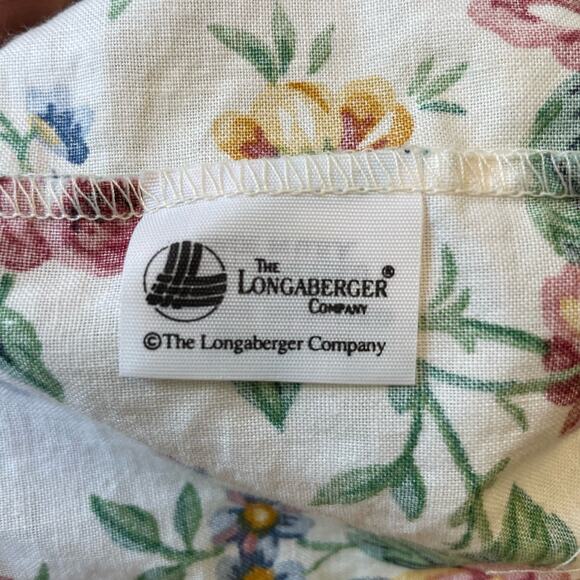VTG Longaberger Small Key Basket With Liner Signed Dated 1985 Handmade USA Woven - Picture 10 of 13